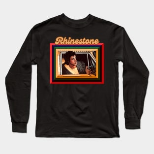 how did this get made Rhinestone Long Sleeve T-Shirt